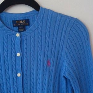 Polo Raloh Lauren  Cable Knit Cardigan #1452